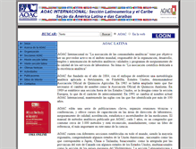 Tablet Screenshot of aoaclatina.com.ar